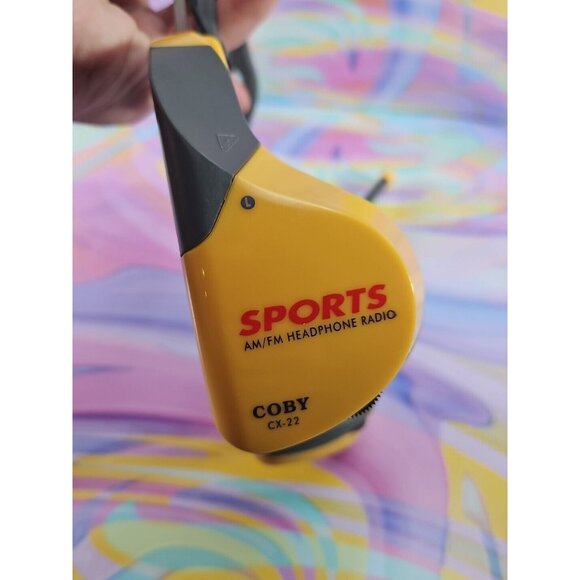 Coby CX-22 Sports AM/FM Headphone Radio, Tested/Works - Picture 3 of 3